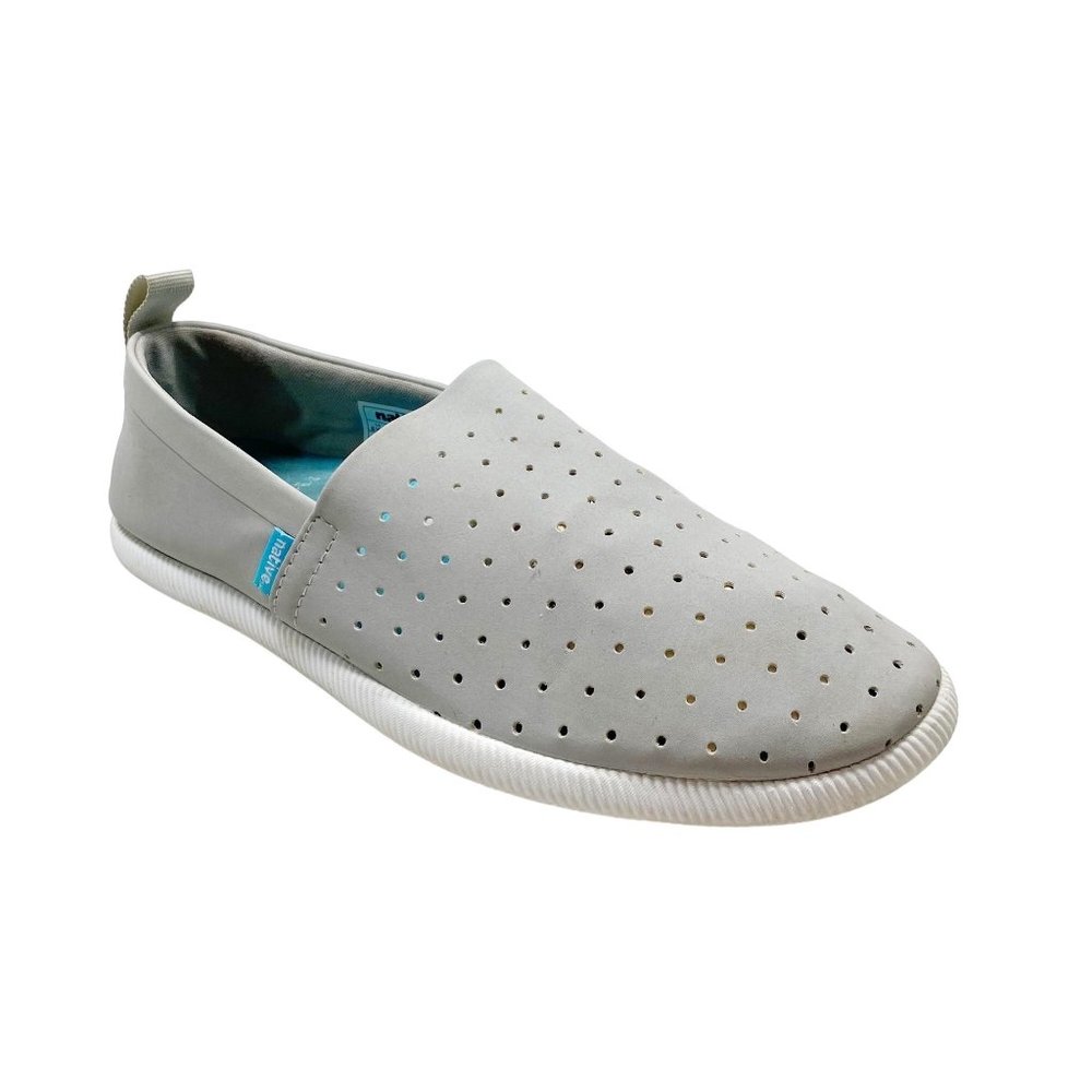 Native Gray Preforated Slip-Ons 6W8
